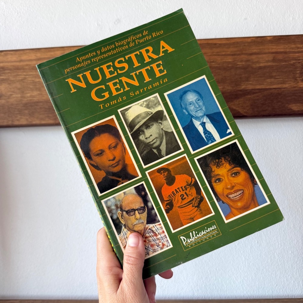 Nuestra Gente Tomas Sarramia Puerto Rico Biographies Spanish Book 1995 Paperback